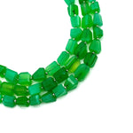 Load image into Gallery viewer, AAA Chryso Chalcedony Nuggets Shape Beads, Green Chrysoprase Tumble Shape Gemstone Beads, 6X8-7-9MM, 8" Faceted Jewelry Making Loose Beads