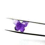 Load image into Gallery viewer, Natural Purple Amethyst Butterfly Shape Beads, Amethyst Hand Carved Faceted Loose Gemstone ,Jewelry Making Briolette's, Wholesale Charms14mm
