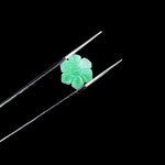 Load image into Gallery viewer, Green Chrysoprase Carved Flower Shape Beads, Natural Chrysoprase Flower Carving, Green Flower for Jewelry Making, 12 MM, Floral Gemstones