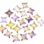 Load image into Gallery viewer, Natural Ametrine Ninja Star Shape Carving Beads, Fancy Star Shape Gemstone Beads, 11X15 MM Jewelry Making Star Shape Briolettes Loose Beads
