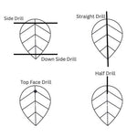 Load image into Gallery viewer, Natural Crystal Quartz Leaf Shape Briolettes, AAA Clear Quartz Leaf Shape Bead, 17 MM Loose Leaf Charms for Jewelry, Gemstone Leaves Beads
