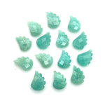 Load image into Gallery viewer, Natural Amazonite Leaf Shape Beads, Amazonite Leaf Shape Briolette's, Faceted Fancy Carvings for Jewelry, 11X15 MM, Wholesale Gemstone Beads
