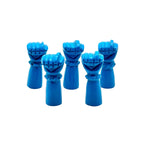 Load image into Gallery viewer, Blue Turquoise Hand Fist Charm: 27mm Carved Hamsa for Jewelry