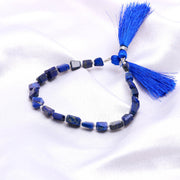 Natural Lapis Lazuli Faceted Tumble Beads: 8
