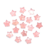 Load image into Gallery viewer, Amazing Pink Chalcedony Star Shape Briolettes, Pink Faceted Hand Carved Star Beads, Star Shape Gemstone Charms, 10 MM Loose Star Beads