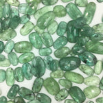 Load image into Gallery viewer, 2 pcs AAA+ Quality Mint Kyanite freeform rosecut, Kyanite faceted rosecuts, gemstone for jewellery, jewellery making rosecut  6X7 9X15 mm