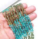Load image into Gallery viewer, Natural Blue &amp; Green Apatite Oval Shape Beads, Smooth Apatite Oval Beads, 6-7 MM Oval Beads, Jewelry Making Wholesale Beads, Craft Supplies