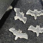 Load image into Gallery viewer, 2,3,4,5 Pcs Natural Crystal Quartz Hand Carved Bat Shape, Bat Shape Gemstone For Jewellery, Bat Shape Gemstone, 20X10 mm