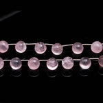 Load image into Gallery viewer, Rose Quartz Drop Beads, Smooth Teardrop Briolette, Jewelry Making (10 Pcs, 10x12mm)