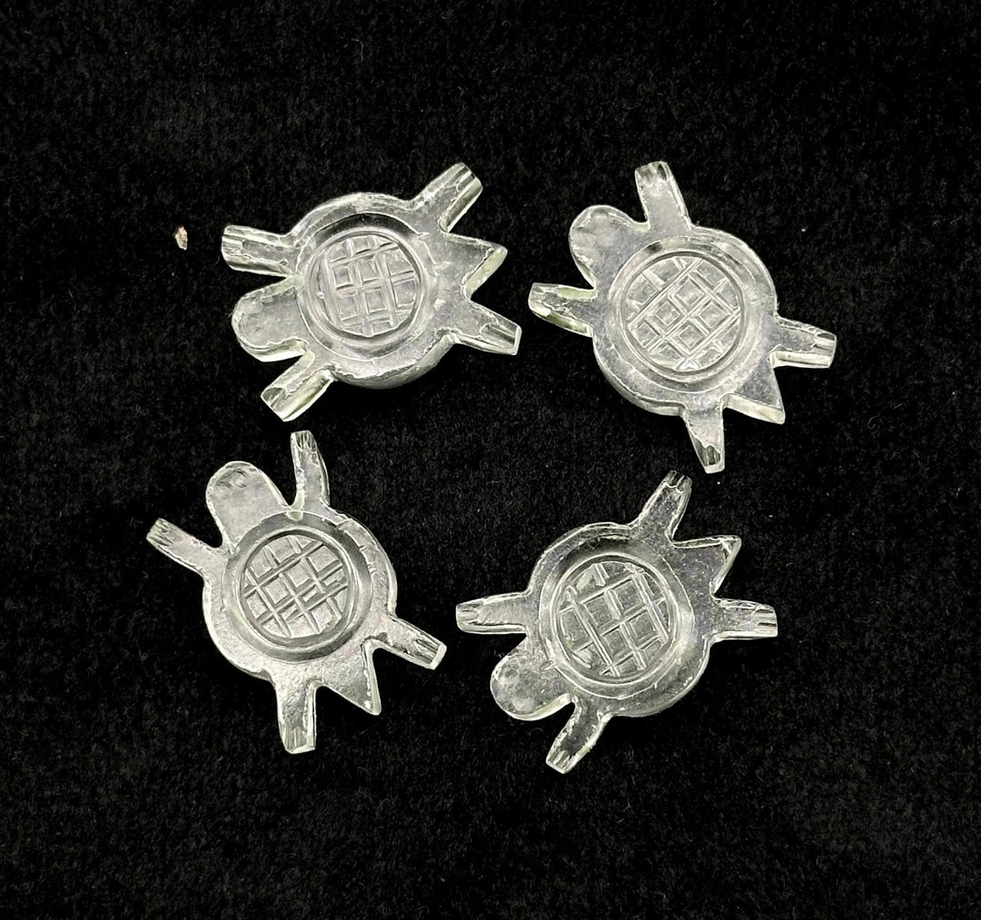 Natural Crystal Quartz Turtle Shape Carving, AAA Clear Crystal Turtle Shape Gemstone, 16 MM Loose Gemstones, Harmony in Stone, Healing Stone