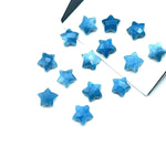 Load image into Gallery viewer, Mini Blue Opal Star Shape Briolettes, Hand Carved Faceted Star Beads, Wholesale Loose Gemstone Star Charm, Jewelry Making Star 8 MM
