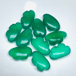 Load image into Gallery viewer, 2,3,4,5,6 Pcs 100% Natural Green Onyx Clouds Shape Jewellery Making Loose Gemstone, Smooth Carved Gemstone, Gemstone For Jewellery 12X7 mm