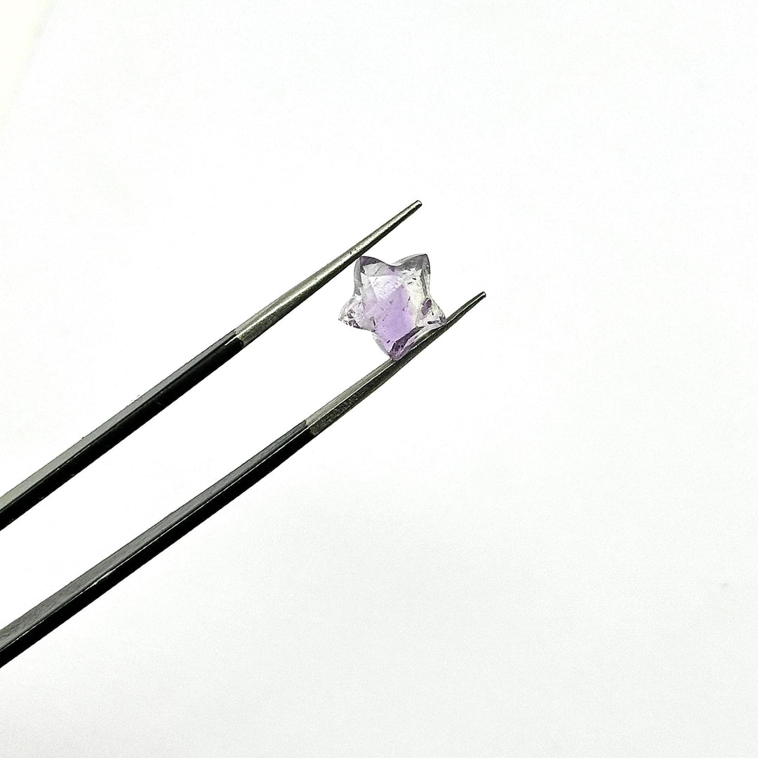 Natural Ametrine Faceted Stars Shape Beads, AAA Ametrine Star Shape Briolette's, 8 MM Star Loose Gemstone Beads For Jewelry Making