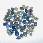 Load image into Gallery viewer, 2,5,6,7,8,9,10 Pcs 100% Natural Labradorite Leaf Shape Carving , Leaf Shape Carved Gemstone, Gemstone For Jewellery 8-10 mm