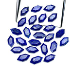 Load image into Gallery viewer, Lapis Lazuli Hexagon Shape Gemstone Beads, New Fancy Shape Charms For Jewelry, 7X14 Geometrical Gemstone Beads, Wholesale Carving Beads