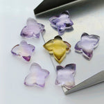 Load image into Gallery viewer, Natural Ametrine Butterfly Shape Gemstone Beads, Hand Carved Smooth Butterfly Briolettes Beads, Fancy Carving Beads, 13X9-14X10 MM