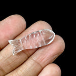 Load image into Gallery viewer, Natural Crystal Quartz Fish Carving Beads, Clear Quartz Carved Fish Gemstone, Jewelry Making Gemstone, 10X30MM