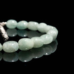 Load image into Gallery viewer, Natural Aquamarine Smooth Tumble Beads Bracelet, Aquamarine Nuggets Shape Beads Bracelet, Jewelry Gifts, March Birthstone Gifts