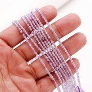 Natural Lavendar Quartz Round Beads, Lavendar Quartz Micro Faceted Round Beads, Jewelry Making Loose Gemstone Beads 2-2.5 MM
