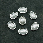 Load image into Gallery viewer, 2,3,4,5pcs A-one Quality crystal quartz freeform Rosecut, faceted rosecut, gemstone for jewelry, jewelry making rosecut 10X14 mm