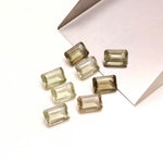 Load image into Gallery viewer, Natural Green Amethyst Rectangle Shape Gemstone, Green Amethyst Faceted Baguette Stone, Fancy Cut Gemstone Beads, Jewelry Making, 10X12 MM