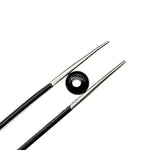 Load image into Gallery viewer, Super Cute AAA Black Onyx Donut Shape Beads, Natural Black Onyx Donut Carving Stone, Loose Donut Shape Charm Beads, Energy Healing Stone 6MM