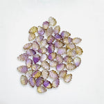 Load image into Gallery viewer, AAA Quality 100% Natural Ametrine Leaf Shape Briolettes Carving Gemstone, Leaf Shape Carved Gemstone, Gemstone For Jewellery 10-13 mm