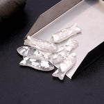 Load image into Gallery viewer, Natural Crystal Quartz Doublet Fish Carving Beads, Silver Shine Crystal Doublet Fish Gemstone, 30 MM