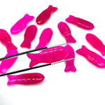 Load image into Gallery viewer, Dazzling Hot Pink Chalcedony Fish Carving Beads, Handmade Fish Shape Carved Gemstone, Jewelry Making Gemstones, 30X10 MM Loose Gemstone Fish