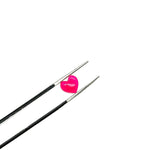 Load image into Gallery viewer, Hot Pink Chalcedony Heart Shape Briolettes, AAA Pink Chalcedony Smooth Heart Shape Beads, Loose Gemstones, 8 MM Heart Charms for Jewelry