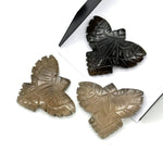 Load image into Gallery viewer, Natural Smoky Quartz Eagle Shape Stone, AAA Smoky Quartz Hand Carved Eagle Shape Gemstone, Jewelry Making, Bird Shape Beads, 30 MM
