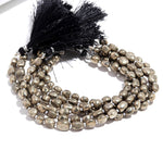 Load image into Gallery viewer, Natural Pyrite Tumble Shape Beads, Smooth Pyrite Nuggets Shape Beads, 8" Strand Fancy Jewelry Making Beads Loose Beads, 6X8 MM Approx