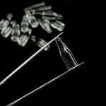Load image into Gallery viewer, Natural Crystal Quartz Mini Bottle Carving Beads, Bottle Shape Hand Carved Gemstone, Jewelry Making Charms, 7X21 MM Miniature Carvings