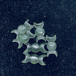 Load image into Gallery viewer, 2,3,4,5 Pcs Natural Crystal Quartz Hand Carved Triple Moon Shape, Carved Triple Moon Shape Gemstone For Jewellery, 22X10 mm