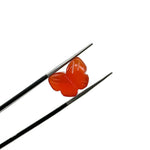 Load image into Gallery viewer, Superb Carnelian Butterfly Shape Beads, AAA Carnelian Hand Carved Butterfly Briolettes, Gemstone Carvings, 13 MM Mini Loose Butterfly Charms