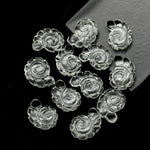 Load image into Gallery viewer, AAA Crystal Quartz Carved Shell Beads, Natural Crystal Quartz Hand Carved Shell Shape Gemstone, Seashell Charm, 16 MM, Snail Shell Diy Beads