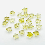 Load image into Gallery viewer, Natural Lemon Quartz Star Shape Beads, Faceted Stars Shape Briolettes Beads for Jewelry Making, Loose Lemon Stars, 8 MM Mini Star Charms