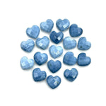Load image into Gallery viewer, AAA Blue Opal Heart Shape Beads, Blue Opal Faceted Heart Shape Briolettes, Blue Opal Carved Gemstones, Jewelry Making Heart Charms, 10 MM