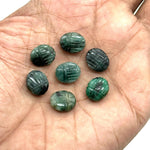 Load image into Gallery viewer, AAA Emerald Scarab Shape Briolettes, Natural Emerald Sracab Carving Beads, Beetle Shape Hand Carved Stones, 12X10 MM Insect Beads