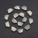 Load image into Gallery viewer, Natural White Moonstone Clouds Shape Beads, AAA Moonstone Faceted Cloud Shape Beads, Carved Cloud Charms, 12 MM, Loose Carved Briolettes