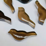 Load image into Gallery viewer, 2,3,4,5 Pcs Natural Smokey Quartz Hand Carved Bird Shape, Carved Bird Shape Gemstone For Jewellery, Bird Shape Gemstone, 20X8 mm