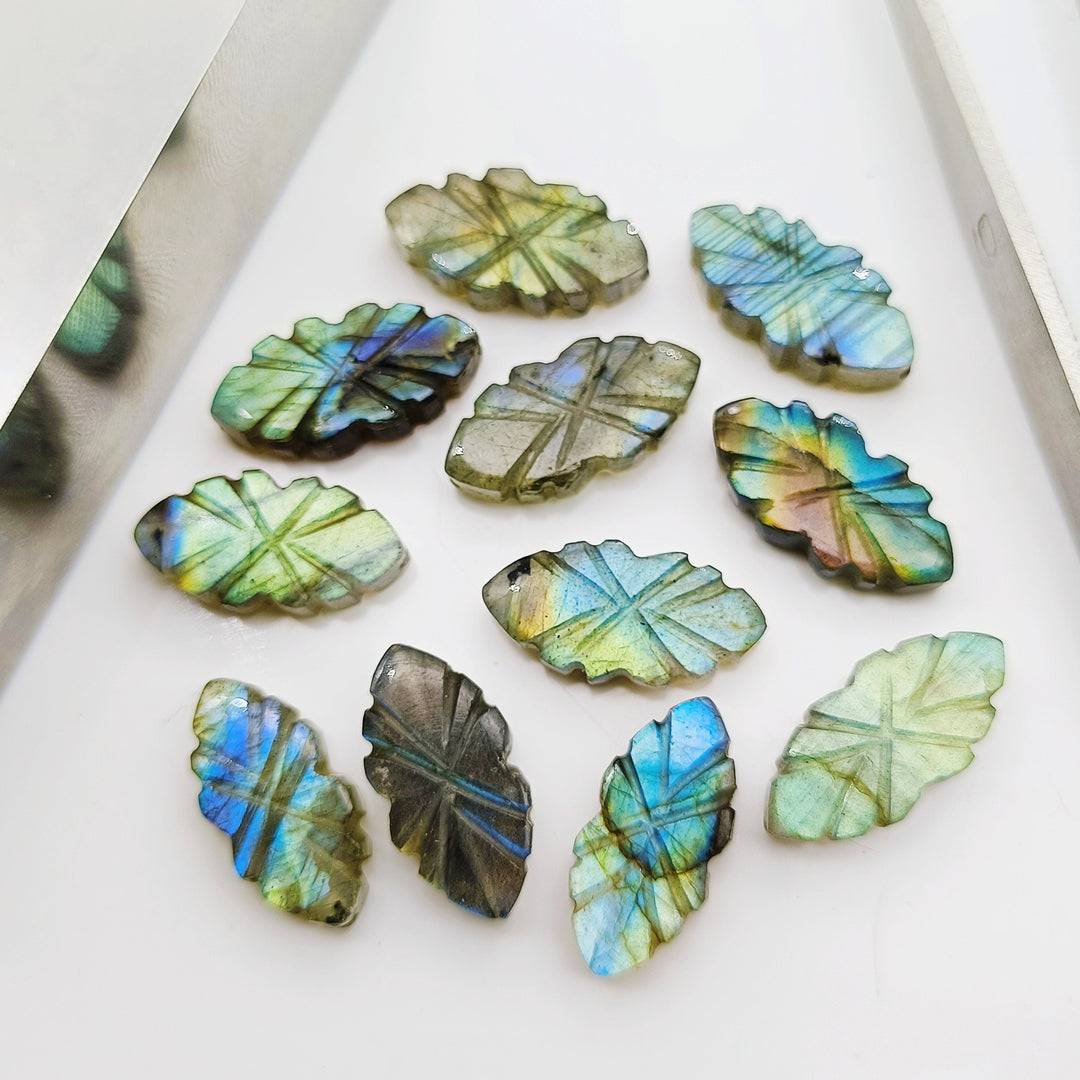 100% Natural Labradorite Fancy Shape Gemstone, Carved Fancy Gemstone, Loose Gemstone, Fancy Shape Gemstone, Carved Gemstone, 16X8.5 mm