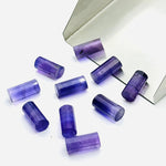 Load image into Gallery viewer, 2,3,4,5 pcs 100% Natural amethyst Faceted Pipe Shape Loose Gemstone, Loose Gemstone, Gemstone for Jewlery 10X6 mm