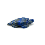 Load image into Gallery viewer, Healing Natural Lapis Lazuli Turtle Shape Gemstone Carving, 38 MM Approx Minimalist Turtle Carving Beads, Handmade Prosperity Loose Gemstone