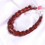 Load image into Gallery viewer, Natural Hessonite Smooth Tumble Shape Beads, Hessonite Plain Nuggets Beads for Jewelry Making, 8-15 MM, 8 Inches