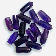 2,3,4,5 pcs Natural Blue Amethyst Faceted Pencil Shape Loose Gemstone, Blue Amethyst Loose Gemstone, Gemstone For Jewellery 13.5X5.5 mm