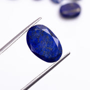 2 pcs A-one Quality Lapis Lazuli freeform Rosecut, faceted rosecut, gemstone for jewelry, jewelry making rosecut 8X10 14X17  mm