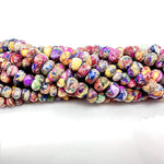 Load image into Gallery viewer, Amazing Colorful Turquoise Beads, Rainbow Turquoise Faceted Rondelle Beads, 8-10 mm, 4 Inch, Wholesale Jewelry Making Beads, AAA Turquoise