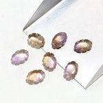 Load image into Gallery viewer, 100% Natural Ametrine Clouds Shape Beads, AAA Ametrine Smooth Cloud Shape Beads, Carved Cloud Shape Charms, 12 MM, Loose Carved Briolettes