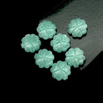 Load image into Gallery viewer, AAA Amazonite Flower Shape Beads, Natural Amazonite Flower Carving Stone, Wholesale Jewelry &amp; Craft Charms, 14 MM, Beading Beads
